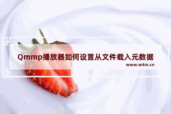 Qmmp播放器如何设置从文件载入元数据