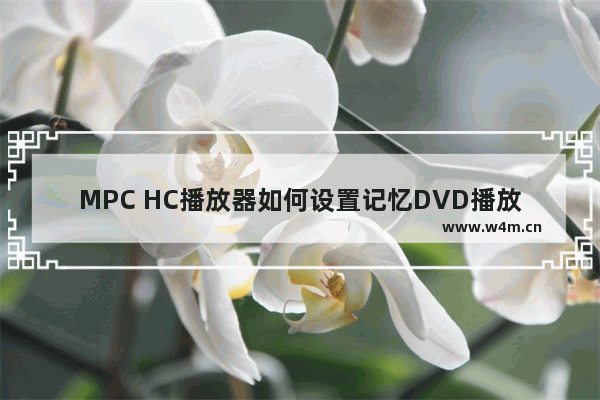 MPC HC播放器如何设置记忆DVD播放位置