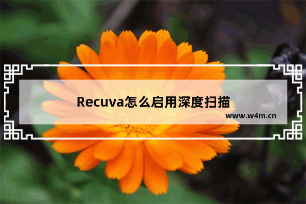 Recuva怎么启用深度扫描