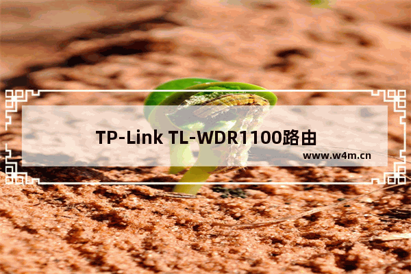 TP-Link TL-WDR1100路由器端口映射(虚拟服务器)设置上网