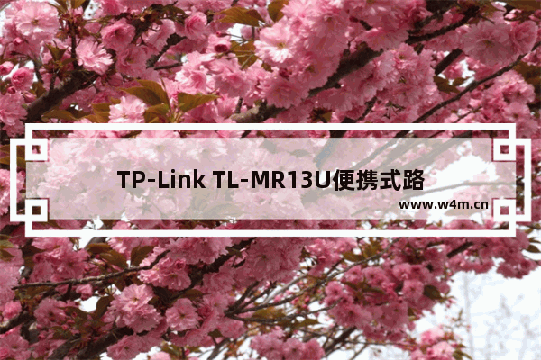 TP-Link TL-MR13U便携式路由器3G上网设置方法