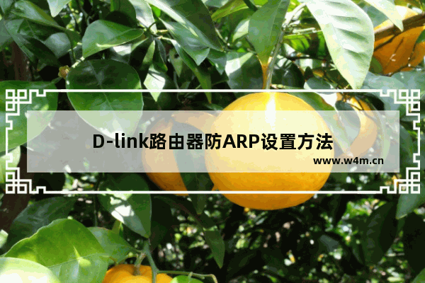 D-link路由器防ARP设置方法