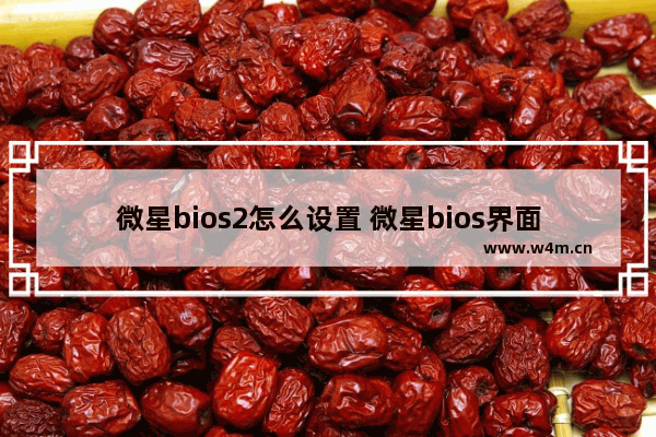 微星bios2怎么设置 微星bios界面设置