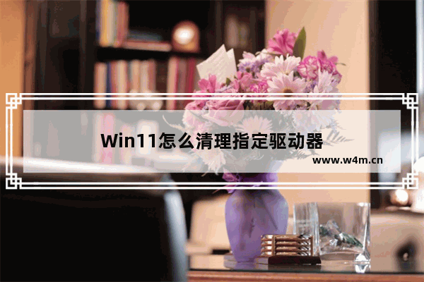 Win11怎么清理指定驱动器