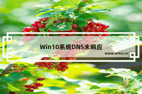 Win10系统DNS未响应