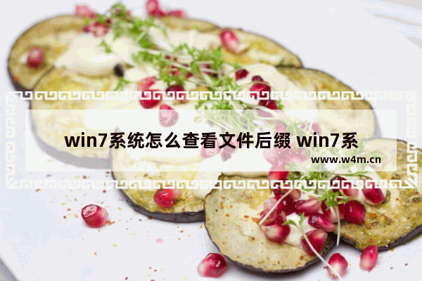 win7系统怎么查看文件后缀 win7系统怎么查看文件后缀名