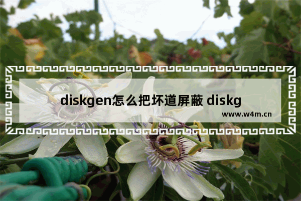 diskgen怎么把坏道屏蔽 diskgenius如何屏蔽坏扇区