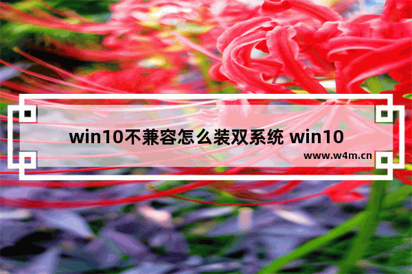 win10不兼容怎么装双系统 win10系统不兼容会导致什么