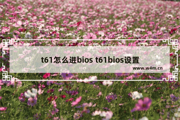 t61怎么进bios t61bios设置