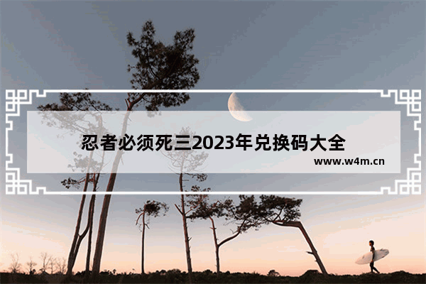 忍者必须死三2023年兑换码大全