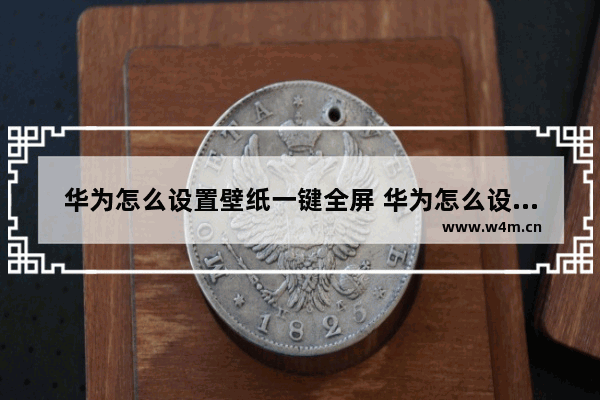 华为怎么设置壁纸一键全屏 华为怎么设置全部壁纸