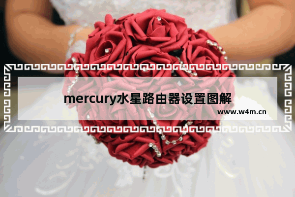 mercury水星路由器设置图解