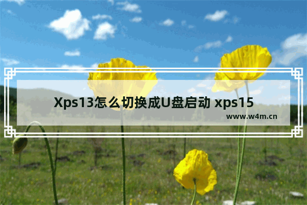 Xps13怎么切换成U盘启动 xps15怎么设置u盘启动