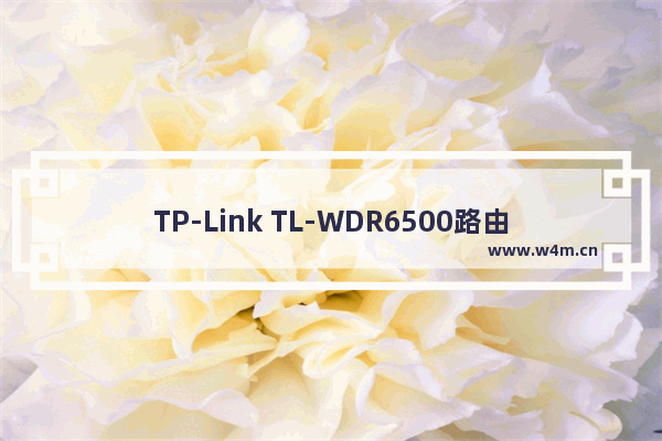 TP-Link TL-WDR6500路由器无线密码和名称设置方法