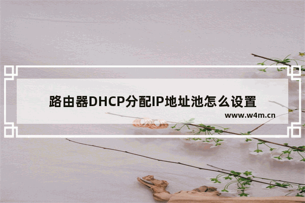 路由器DHCP分配IP地址池怎么设置