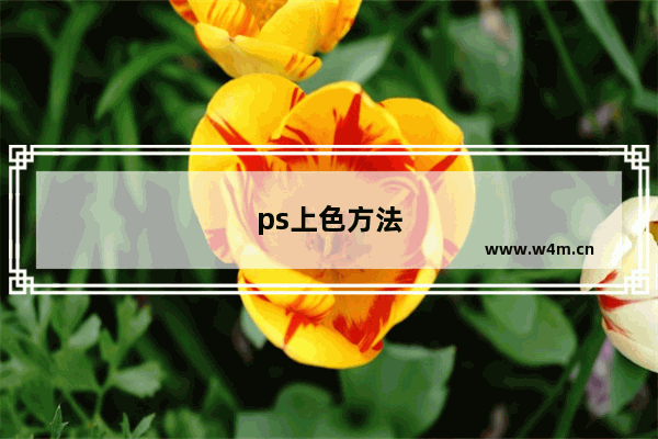 ps上色方法