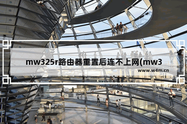 mw325r路由器重置后连不上网(mw325r路由器恢复出厂设置上不了网)