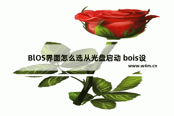 BlOS界面怎么选从光盘启动 bois设置usb光盘启动