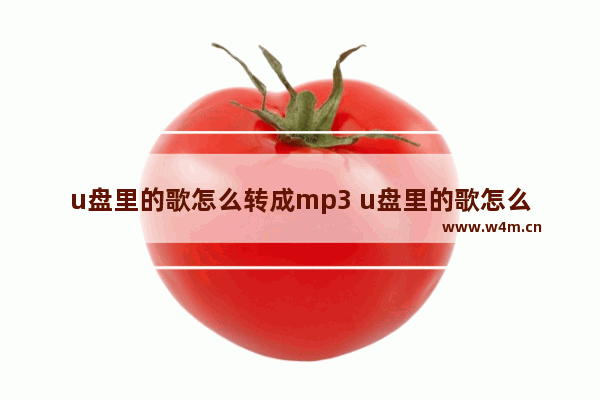 u盘里的歌怎么转成mp3 u盘里的歌怎么转成mp3免费