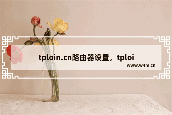 tploin.cn路由器设置，tploin.cn无线密码设置