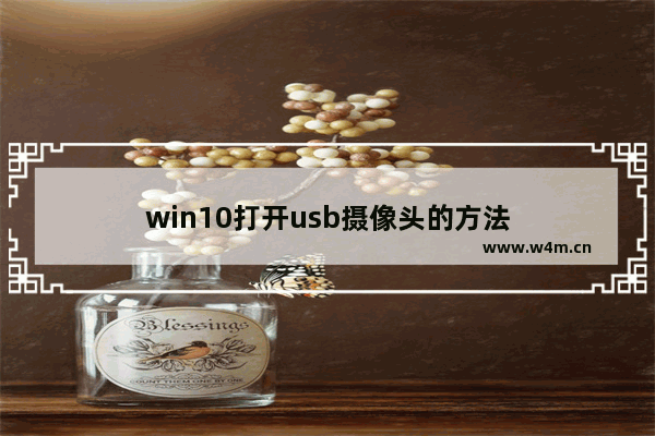 win10打开usb摄像头的方法