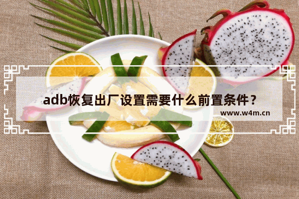 adb恢复出厂设置需要什么前置条件？