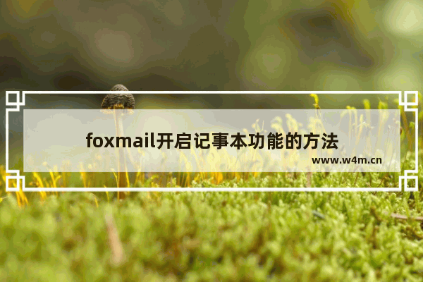 foxmail开启记事本功能的方法