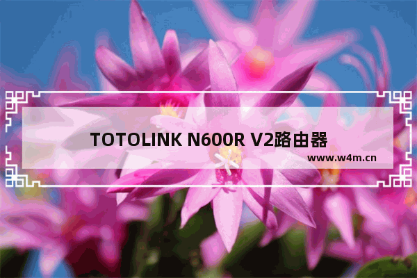 TOTOLINK N600R V2路由器上网设置方法