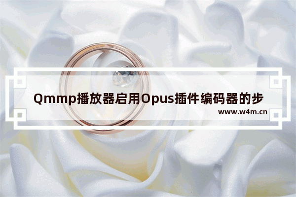 Qmmp播放器启用Opus插件编码器的步骤