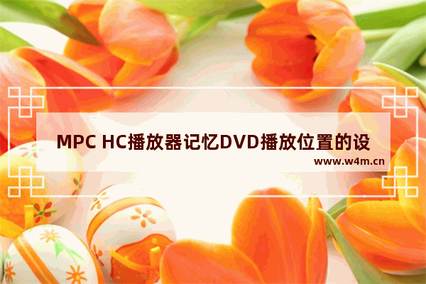 MPC HC播放器记忆DVD播放位置的设置教程