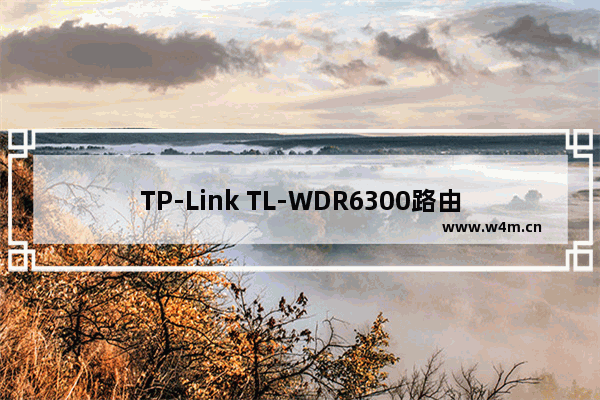 TP-Link TL-WDR6300路由器恢复出厂设置的方法