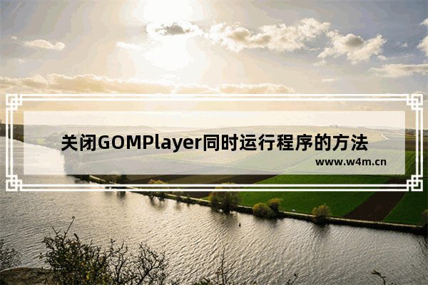 关闭GOMPlayer同时运行程序的方法