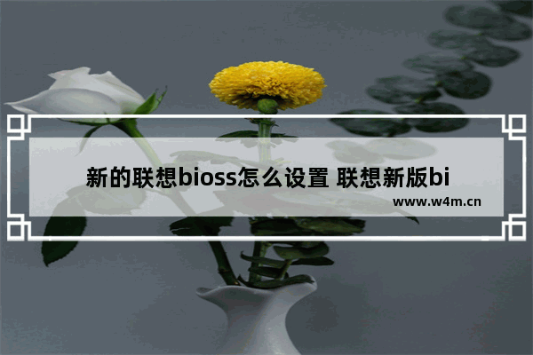 新的联想bioss怎么设置 联想新版bios如何设置