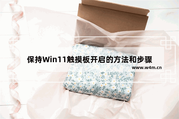 保持Win11触摸板开启的方法和步骤