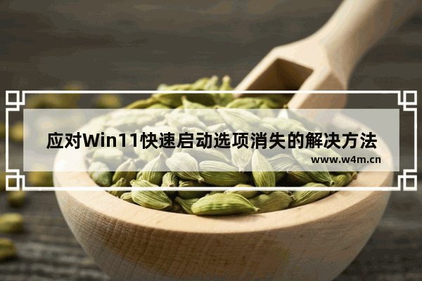 应对Win11快速启动选项消失的解决方法