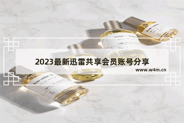 2023最新迅雷共享会员账号分享