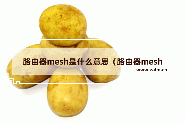 路由器mesh是什么意思（路由器mesh怎么设置）