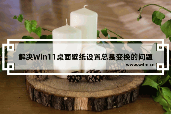 解决Win11桌面壁纸设置总是变换的问题