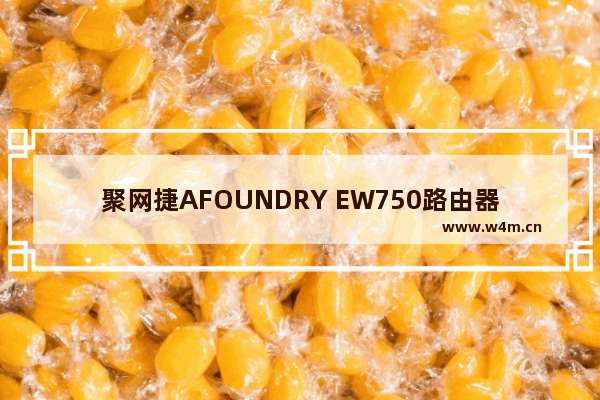 聚网捷AFOUNDRY EW750路由器怎么设置？