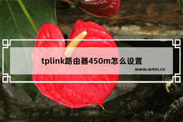 tplink路由器450m怎么设置