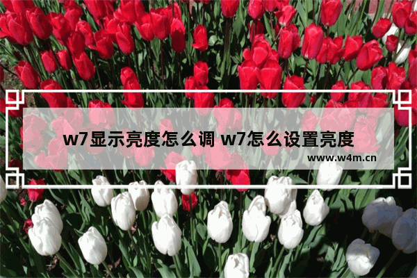 w7显示亮度怎么调 w7怎么设置亮度