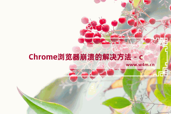 Chrome浏览器崩溃的解决方法 - chrome浏览器崩溃怎么办