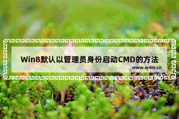 Win8默认以管理员身份启动CMD的方法