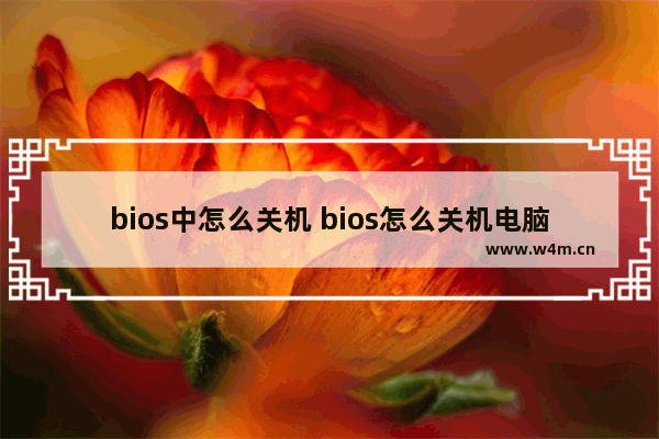 bios中怎么关机 bios怎么关机电脑