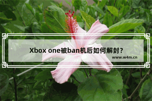 Xbox one被ban机后如何解封？