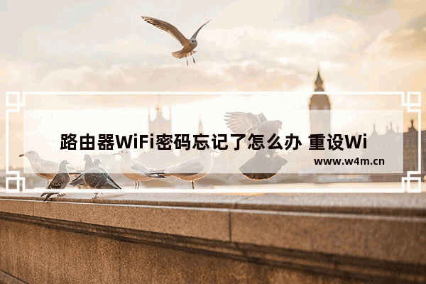 路由器WiFi密码忘记了怎么办 重设WiFi密码方法【步骤教程】