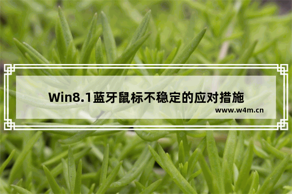 Win8.1蓝牙鼠标不稳定的应对措施