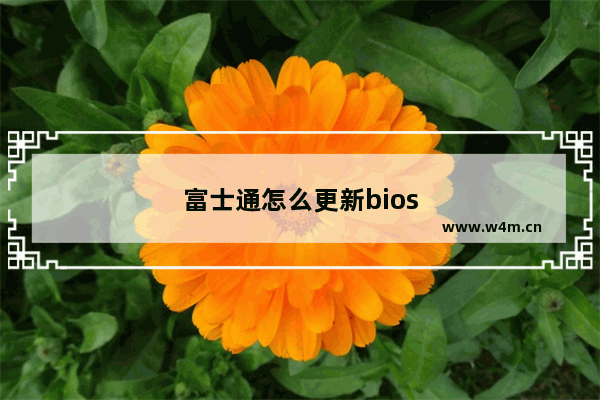 富士通怎么更新bios