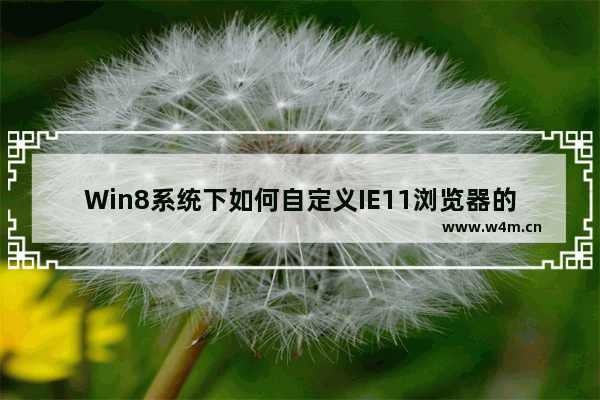 Win8系统下如何自定义IE11浏览器的阅读视图样式