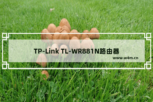 TP-Link TL-WR881N路由器管理员密码是多少？